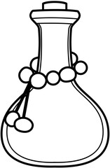 fantasy magic potion bottle herb 