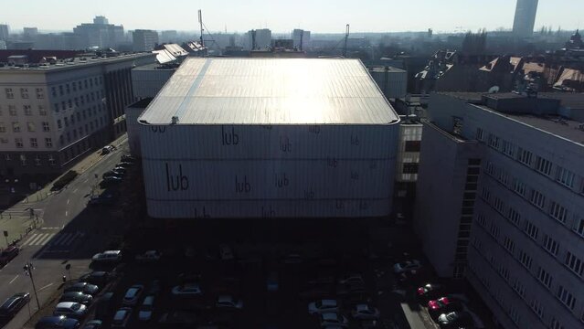 Square Of The Silesian Sejm In Katowice From The Aerial View