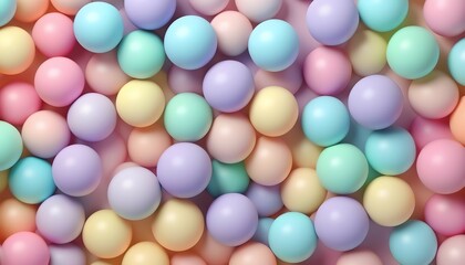 Background of pastel colored balls. Abstract background
