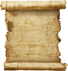 Fototapeta premium Background image of an ancient scroll, PNG.