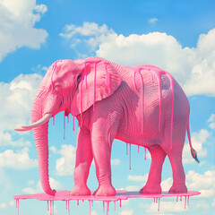 elephant in the sky