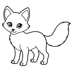 A cat illustration with vecto art silhouette 