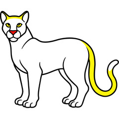 Fox illustration with vector art