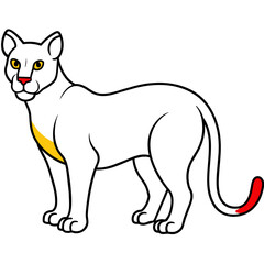 Fox illustration with vector art