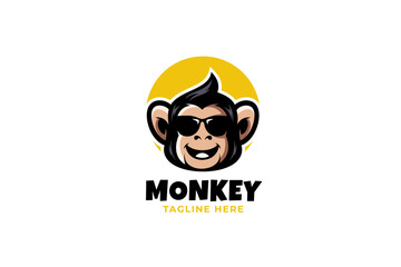 Monkey Logo Vector Design Template.eps