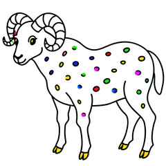 illustration of a sheep