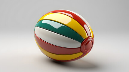 Rugby Ball Icon 3d
