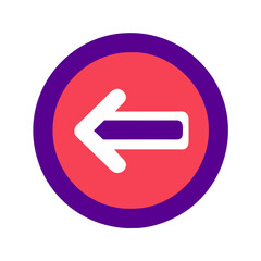 arrow sign icon	