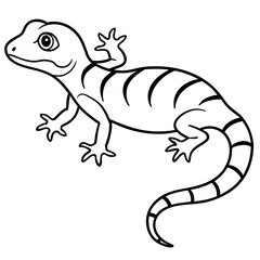  Lively Lizard: Vector Illustration
