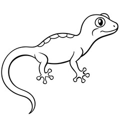  Lively Lizard: Vector Illustration