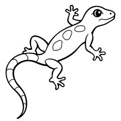  Lively Lizard: Vector Illustration