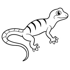  Lively Lizard: Vector Illustration