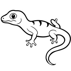  Lively Lizard: Vector Illustration