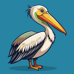 Majestic Pelican: A Vector Illustration