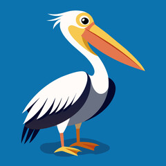 Majestic Pelican: A Vector Illustration