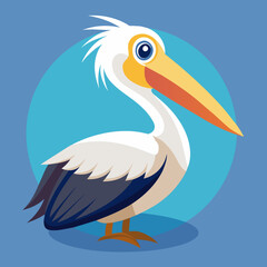 Majestic Pelican: A Vector Illustration