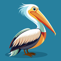 Majestic Pelican: A Vector Illustration