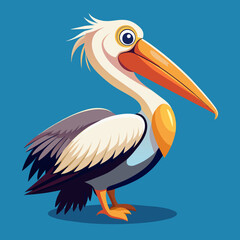 Majestic Pelican: A Vector Illustration