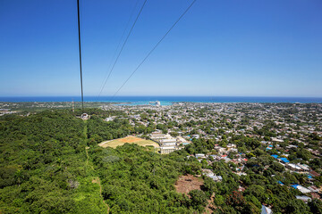 Teleferico in Puerto Plata, Dominican Republic, offers the visitor a panoramic view of the city...