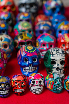 Colorful Mexican Skull. 