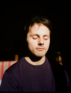 Dreamy portrait of a man
