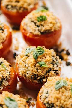 Roasted Stuffed Tomatoes
