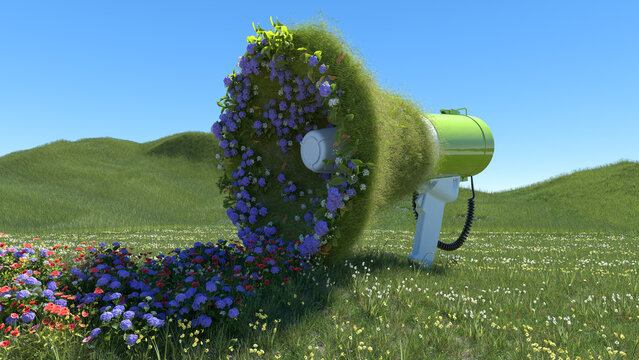 Green Megaphone