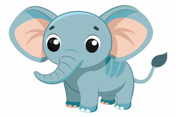 baby-elephant--big-eyes-vector-illustration