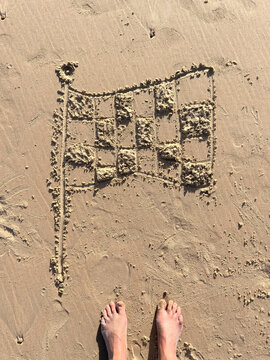 Checkered flag
