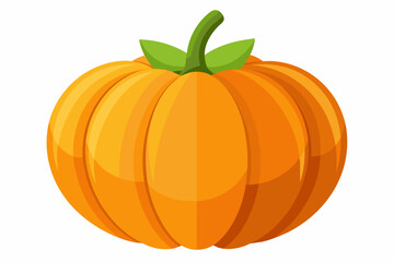 pumpkin-white-background--vector-illustration