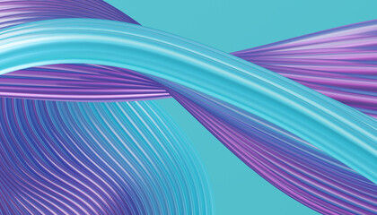 Abstract background of curved colored lines