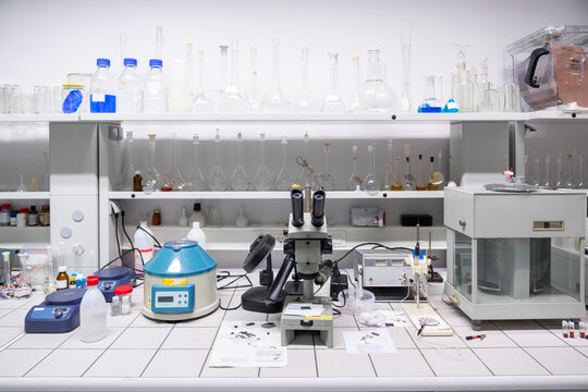 Workspace At Laboratory