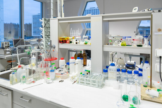 Workspace At Catalysis Lab Room