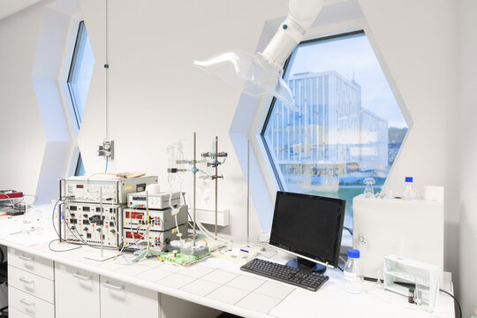 Workspace At Catalysis Laboratory Room