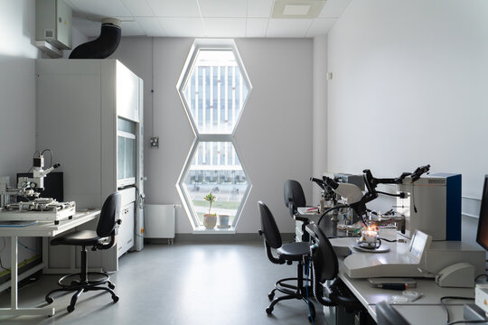 Empty Technology Laboratory Room