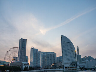 Obraz premium 【神奈川】夕方のみなとみらい
