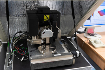 Close Up Of Scanning Microscope In Technology Lab