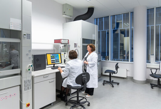 Researchers Working In The Lab 