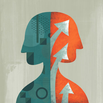 The concept of interaction between man and Ai in business process