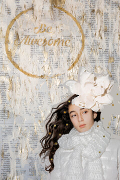 Scrapbook style photo