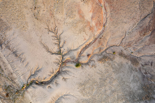 Aerial view of desert Environment