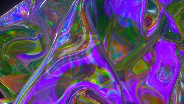 Abstract trendy holographic background