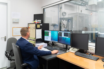 Engineer Working At The Desk