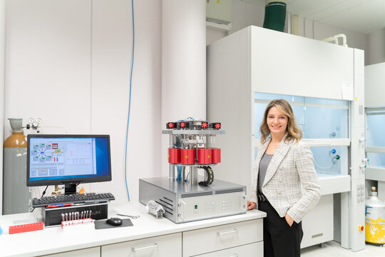 Female Scientist Portrait In Laboratory