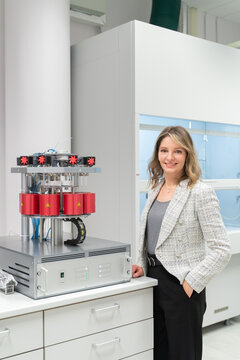 Female Researcher Portrait In Laboratory