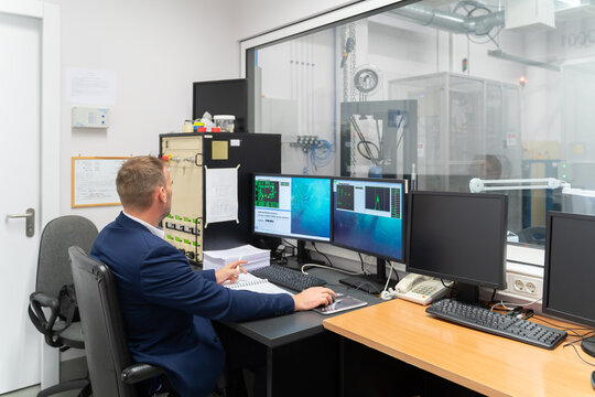 Engineer Working At The Desk