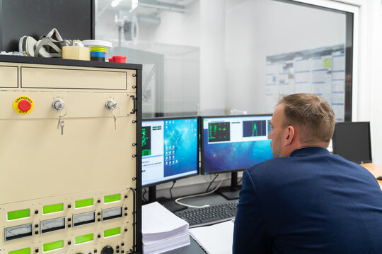 Engineer Working At The Desk