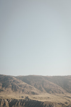 Nature landscape in desert bluff.