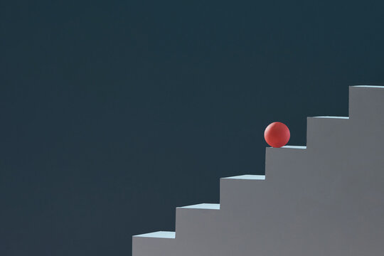 Scene with geometrical forms to show products. 