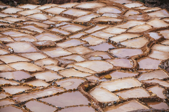Salt Mines In Peru